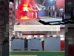 Forno de tamanho de câmara personalizável Torre de resfriamento fechada para fabricação industrial