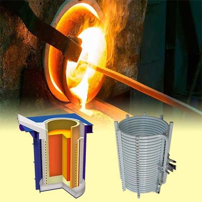 Forno de fusão a vácuo de média frequência de primeira classe Economia de energia