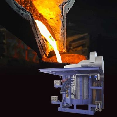 Máquina de fundição de aço por indução de baixo ruído com baixa manutenção