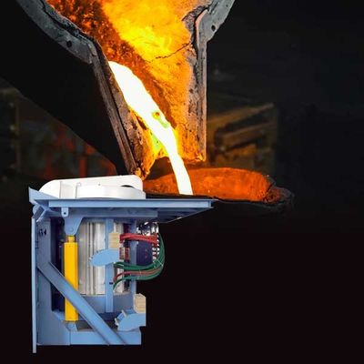 Forno de fusão de metais por indução de 800 KVA