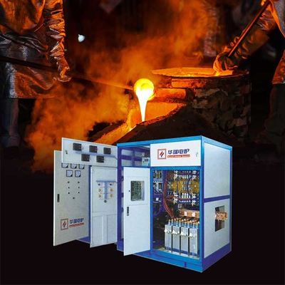 Forno de fusão por indução de aço de baixo ruído de baixa manutenção