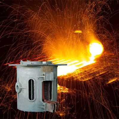 Forno de fusão de ferro e aço personalizado com baixa manutenção e frequência média