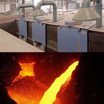 Estrutura de forno vertical ou horizontal Forno de fusão de cobre com elevada eficiência de fusão e com uma faixa de temperatura de até 1250 °C
