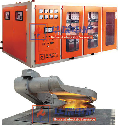 Equipamento de fusão de cobre por indução de frequência média Economia de energia