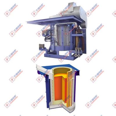 Economia de energia Forno de indução elétrico de fusão Sistema