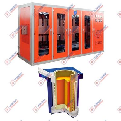 Forno de fusão a vácuo de média frequência de primeira classe Economia de energia
