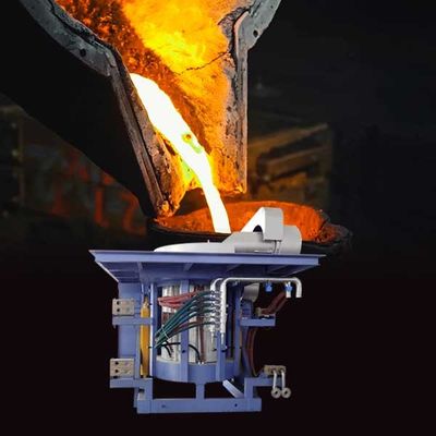Forno de fusão de metais de segurança com confiabilidade Ferro 530 de fusão 15%-20% Economia de energia Eficiência de fusão