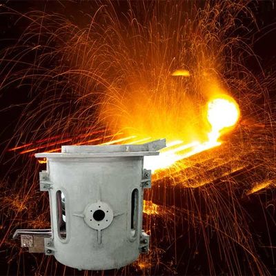 Forno de fusão de ferro de alta fiabilidade Tipo de indução de forno de fusão de metais de baixa falha