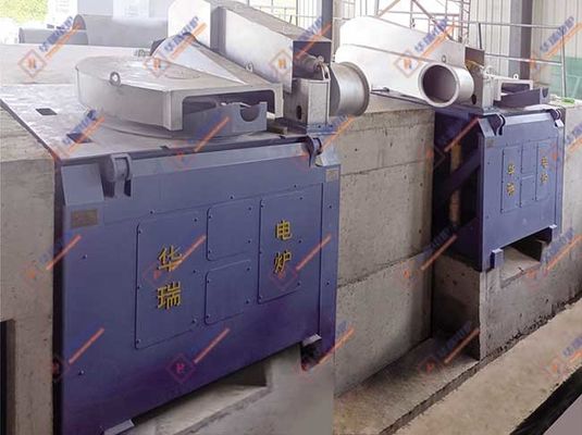 Segurança Forno de fusão por indução elétrica Confiabilidade Eficiência Economia de energia > 95% Fator de potência