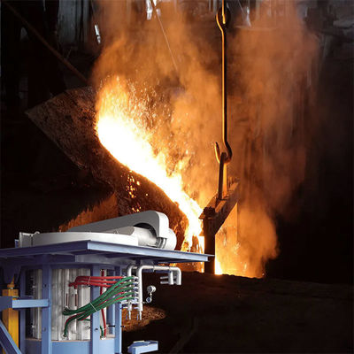 Forno de indução de fusão de ferro de poupança de energia de longa duração Forno de indução com funcionamento simples