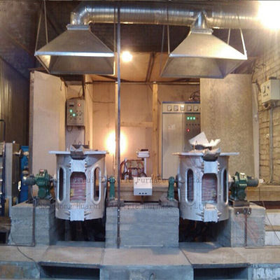 Forno Industrial de Fusão por Indução Elétrica Com 530 Consumo de Fusão de Ferro Controle de Temperatura Preciso