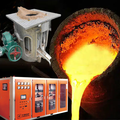 Forno de fusão por indução de metais com segurança e confiabilidade de 15% a 20% de economia de energia