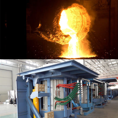Tecnologia auto-desenvolvida Operação do forno de fusão por indução durante todo o processo de execução