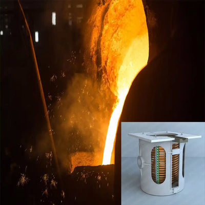 Sistema de forno de fusão por indução de baixa manutenção para fusão de cobre