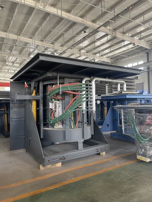 Forno de fusão de aço com alta precisão de temperatura e curto tempo de fusão