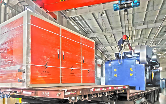 Forno de Fusão de Média Frequência Operando a 380V com Eficiência Energética
