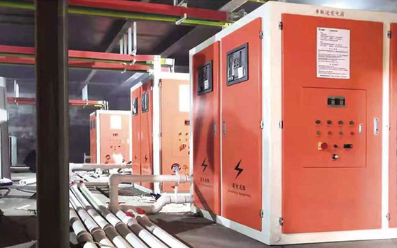 Proteção contra sobreaquecimento e forno de fusão de tensão de 129 frequência para a indústria de transformação de metais